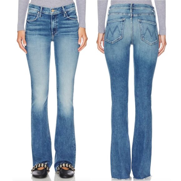MOTHER The Runaway Fray Jeans Size 23 NWT